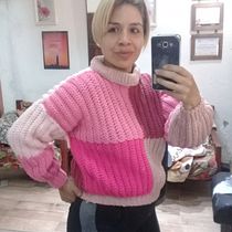 Mi Proyecto del curso: Crochet: crea prendas con una sola aguja. Fiber Arts project by Sofia González - 03.28.2022