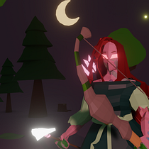 Juno the Archer Ein Projekt aus dem Bereich 3D, 3-D-Modellierung, Videospiele, Design von 3-D-Figuren und Design für Videospiele von Wendy Munoz - 25.03.2022
