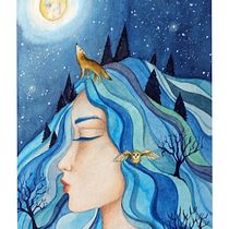 My project for course: Watercolor Techniques for Dreamlike Illustrations. Traditional illustration, Drawing, Watercolor Painting, and Editorial Illustration project by Donna van Oorschot - 03.29.2022