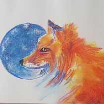 Mein Kursprojekt: Ausdrucksstarke Tierporträts in Aquarell. Un projet de Illustration traditionnelle, Aquarelle, Dessin réaliste et Illustration naturaliste de Moni - 29.03.2022