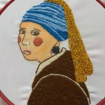 Mi Proyecto del curso: Creación de retratos bordados en acuarela. Un progetto di Pittura, Pittura ad acquerello, Ricamo e Textile Design di Aida Velázquez - 29.03.2022