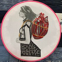 Mi Proyecto del curso: Bordado en fotografías sobre tela. Photograph, Collage, Paper Craft, Printing, Embroider, DIY, and Textile Design project by Aida Velázquez - 03.29.2022
