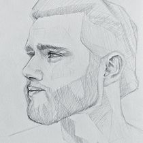 My project for course: Portrait Sketchbooking: Explore the Human Face. Un proyecto de Bocetado, Dibujo, Dibujo de Retrato, Dibujo artístico y Sketchbook de Puna Earl - 29.03.2022