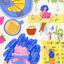 Heather Miller | Art Director + Illustrator behind H Miller Ink | Character Creation from Observational Drawings Final Project. Un projet de Illustration traditionnelle, Conception de personnages, Dessin , et Carnet de croquis de Heather | H Miller Ink | Illustrator + Art Director - 25.03.2022