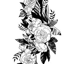 Mój projekt z kursu: Tatuaż botaniczny w technice „dotwork”. Ilustração tradicional, Desenho de tatuagens e Ilustração botânica projeto de Anna Zdyb - 29.03.2022