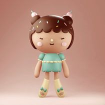 My project for course: Kawaii Character Creation in 3D with Blender  Ein Projekt aus dem Bereich Traditionelle Illustration, Design von Figuren, Digitale Illustration, 3-D-Modellierung und Manga von oiskim - 28.03.2022