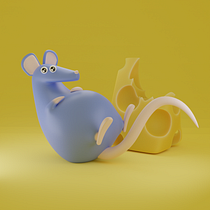 Mi Proyecto del curso: Creación de personajes kawaii en 3D con Blender  Ein Projekt aus dem Bereich Traditionelle Illustration, Design von Figuren, Digitale Illustration, 3-D-Modellierung und Manga von Daniel dos Santos Yañez - 27.03.2022
