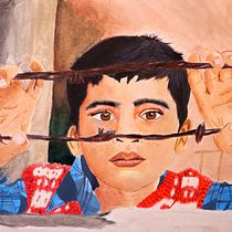 Meu projeto do curso: Retrato realista a óleo: detalhes e expressão. Fine Arts, Painting, and Oil Painting project by Tamiris de Quadros - 03.28.2022