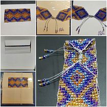 Mi Proyecto del curso: Diseño y creación de joyería con mostacillas. Accessor, Design, Arts, Crafts, Jewelr, Design, and Fiber Arts project by Aida Vidals C - 03.30.2022