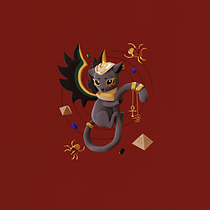 Creación de personajes en 3D con Blender: Bastet the cat.. Un projet de 3D, Conception de personnages, Modélisation 3D, Conception de personnages 3D , et Conception 3D de Rocio Salvadores - 25.05.2022