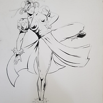 My project for course: Female Character Design for Comics. Character Design, Comic, and Drawing project by marshallartsstudios - 03.30.2022