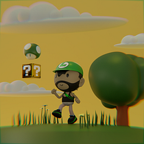 Meu projeto do curso: Criação de personagens Kawaii em 3D com Blender Ein Projekt aus dem Bereich Traditionelle Illustration, Design von Figuren, Digitale Illustration, 3-D-Modellierung und Manga von Luiz Carlos Lara - 26.03.2022