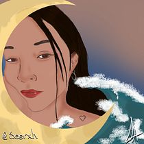 Mi Proyecto del curso: Retratos digitales de fantasía con Photoshop. Traditional illustration, Drawing, Digital Illustration, Portrait Drawing, Digital Drawing, and Digital Painting project by Sergio Loera - 02.07.2022