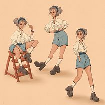 My project for course: Drawing Appealing Characters with Personality. Character Design, Sketching, Drawing, Stor, telling, Stor, board, Artistic Drawing, and Narrative project by Anna Banani - 04.01.2022