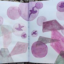 Mon projet du cours : Croquis créatifs à l'aquarelle pour débutants. Traditional illustration, Sketching, Creativit, Drawing, Watercolor Painting, and Sketchbook project by Christine Mosaïque - 03.15.2022