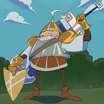 My project: Sir Nosalot. Animation, Character Design, and Character Animation project by diogo.dacunha014 - 03.29.2022