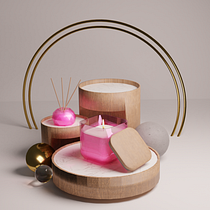 Mi Proyecto del curso: Diseño de sets en 3D para productos Ein Projekt aus dem Bereich Werbung, 3D, Kunstleitung, Produktdesign und 3-D-Design von elemartin34 - 16.02.2022