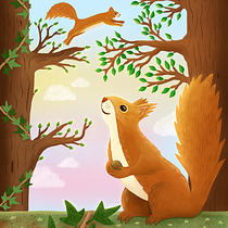 My project for course: Digital Illustration: Create a Colorful Nature Scene. Traditional illustration, Digital Illustration, and Naturalistic Illustration project by Jennifer Tubbs - 04.07.2022