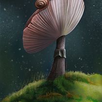 My project for course: Atmospheric Scenes in Procreate: Paint with Color and Light. Traditional illustration, and Digital Illustration project by kukojus - 03.30.2022