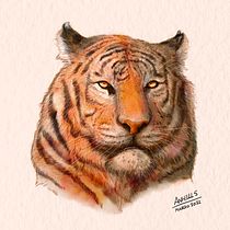 Mi Proyecto del curso: Ilustración naturalista de animales con Procreate. Un proyecto de Ilustración tradicional, Ilustración digital, Dibujo realista e Ilustración naturalista				 de Angel Flores Guerra Bistrain (ANHELL5) - 31.03.2022