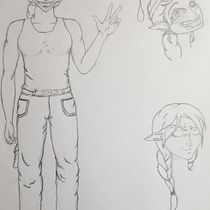 My project for course: The Art of Manga: Drawing Unique Characters. Character Design, Pencil Drawing, Drawing, Ink Illustration, and Manga project by gestiondparent - 03.31.2022
