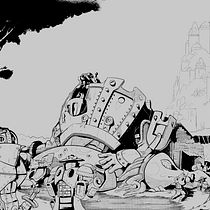 Mi Proyecto del curso: Creación y pintura de escenarios fantásticos en Photoshop  Ein Projekt aus dem Bereich Traditionelle Illustration, Zeichnung, Digitale Illustration, Concept Art und Digitale Malerei von Davix Decon - 31.03.2022