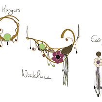 Mon projet du cours : Techniques de création de bijoux en fil de fer . Design de acessórios, Artesanato, e Design de joias projeto de alisonfeucherolles - 31.03.2022