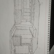 Casa Japonesa Moderna. Traditional illustration, Drawing, Digital Illustration, and Digital Drawing project by Angel Lopez - 03.03.2022