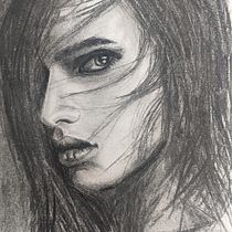 My project for course: Artistic Charcoal Portraiture: Creating Atmosphere. Ilustração tradicional, Artes plásticas, Desenho, Desenho de retrato, Desenho realista, e Desenho artístico projeto de suman_bagde - 01.04.2022