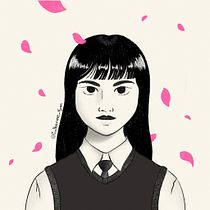 Meu projeto do curso: Técnicas de desenho tradicional com Procreate. Projekt z dziedziny Trad, c, jna ilustracja,  R, sunek, Ilustracja c, frowa, Portret, R, sunek c i frow użytkownika Guilherme Zacarias - 01.04.2022