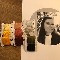 Mijn project van de cursus: Geborduurde portretten creëren. Un projet de Broderie , et Design textile de info - 01.04.2022
