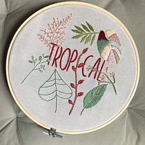 Il mio progetto del corso: Tecniche fondamentali per ricamare lettere. Un projet de Broderie , et Design textile de Veronica Malvestio - 01.04.2022