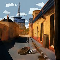 Once upon a time in Cuba. Traditional illustration, Digital Illustration, and Concept Art project by redingfl - 04.02.2022