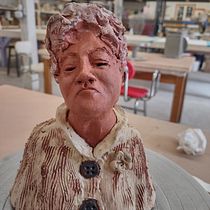 My project for course: Introduction to Clay Figurative Sculpture. Artes plásticas, e Escultura projeto de mintzgirl - 02.04.2022