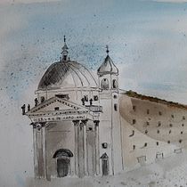 Il mio progetto del corso: Disegno architettonico con acquerello e inchiostro. Sketching, Drawing, Watercolor Painting, Architectural Illustration, Sketchbook & Ink Illustration project by Assunta Maria - 04.02.2022