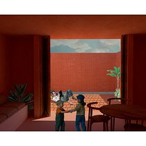 Mi Proyecto del curso: Representación gráfica de proyectos arquitectónicos. Un projet de Architecture, Design graphique, Architecture d'intérieur, Design d'intérieur, Pa, sagisme, Collage, Architecture numérique et Illustration architecturale de Milagros Chocobar - 31.03.2022