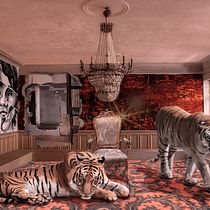 Mi Proyecto del curso: Los Tigres, Rafael Pérez C, Secretos del fotomontaje y el retoque creativo. Photograph, Photograph, Post-production, VFX, Photo Retouching, Fine-Art Photograph, Photographic Composition, and Photomontage project by Rafael Pérez Cardona - 03.31.2022