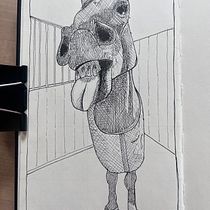 Mein Kursprojekt: Tagebuch illustrieren: Fülle dein Skizzenbuch mit Erlebnissen. Ilustração tradicional, Esboçado, Desenho, Sketchbook e Ilustração com tinta projeto de Carmen Garcia - 10.04.2022