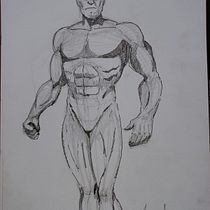 Mi Proyecto del curso: Ilustración para cómics: anatomía de un superhéroe. Un progetto di Illustrazione tradizionale, Character design, Fumetto, Disegno a matita e Disegno anatomico di Agustin Jose - 02.04.2022