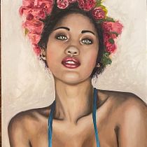 My project for course: Realistic Oil Painting: Explore Your Artistic Spirit. Fine Arts, Painting, and Oil Painting project by louiseguimond111 - 04.02.2022