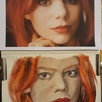 Mon projet du cours : Portrait réaliste à l’huile : détails et expression. Fine Arts, Painting, and Oil Painting project by Cindy Crespel - 04.03.2022