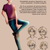 Mi Proyecto del curso: Creación de personajes manga. Traditional illustration, Character Design, Comic, and Manga project by Dagmara Evelyn Zurita López - 04.03.2022