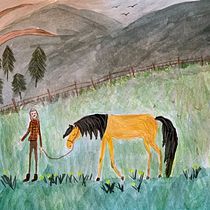My project for course: Exploratory Sketchbook: Find Your Drawing Style. Un proyecto de Ilustración tradicional, Bocetado, Creatividad, Dibujo, Pintura a la acuarela, Sketchbook y Pintura gouache de lsbookcrazy - 03.04.2022