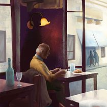 My project for course: Cinematic Digital Illustration with Photoshop. Traditional illustration, Digital Illustration, and Concept Art project by Masha Er - 03.24.2022