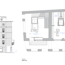 Mi Proyecto del curso: Rehabilitación de edificio antiguo para uso de librería/cafetería. Projekt z dziedziny Architektura wnętrz, Projektowanie wnętrz, Dekoracja wnętrz i Projektowanie przestrzeni użytkownika Lidia Sueiro Villar - 03.04.2022