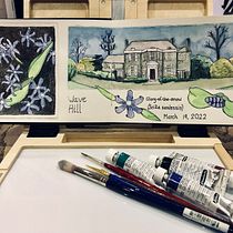 My project for course: Watercolor Travel Journal. Traditional illustration, Watercolor Painting, Architectural Illustration, and Sketchbook project by Carol Bowen - 04.01.2022