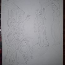 Mi Proyecto del curso: Fundamentos del dibujo de personas a partir de la imaginación. Traditional illustration, Fine Arts, Sketching, Pencil Drawing, Drawing, Artistic Drawing, and Figure Drawing project by Abel Mendoza - 04.03.2022