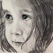 My project for course: Artistic Charcoal Portraiture: Creating Atmosphere. Ilustração tradicional, Artes plásticas, Desenho, Desenho de retrato, Desenho realista, e Desenho artístico projeto de Barb O - 04.04.2022