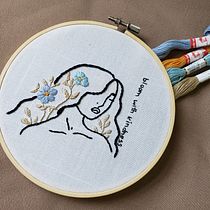 Mi Proyecto del curso: Técnicas básicas para bordar letras. Un projet de Broderie , et Design textile de Paulina Diaz - 03.04.2022