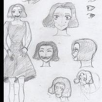 Meu projeto do curso: A arte do mangá: desenhe personagens únicos. Character Design, Pencil Drawing, Drawing, Ink Illustration, and Manga project by Victor Botelho - 04.03.2022